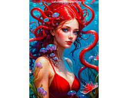 Puzzle Enjoy Sirena Pelirroja de 1000 Piezas