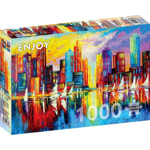 Puzzle Enjoy Tarde en Nueva York de 1000 Piezas