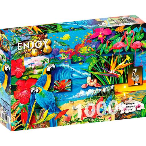 Puzzle Enjoy Tesoros Tropicales de 1000 Piezas