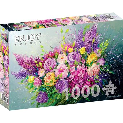 Puzzle Enjoy Un Ramo de Rosas para Ella de 1000 Piezas