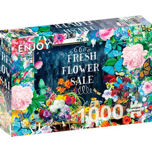 Puzzle Enjoy Venta De Flores de 1000 Piezas