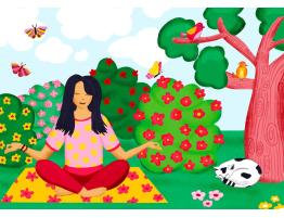 Puzzle Enjoy Yoga en el Parque de 1000 Piezas