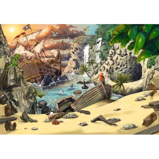 Puzzle Escape Kids Ravensburger Piratas de 368 Piezas