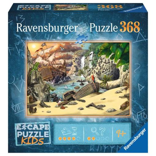 Puzzle Escape Kids Ravensburger Piratas de 368 Piezas