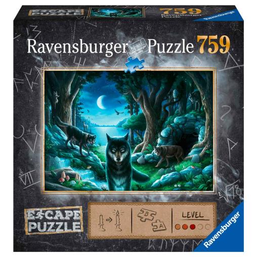 Puzzle Escape Ravensburger La Manada de Lobos de 759 Piezas