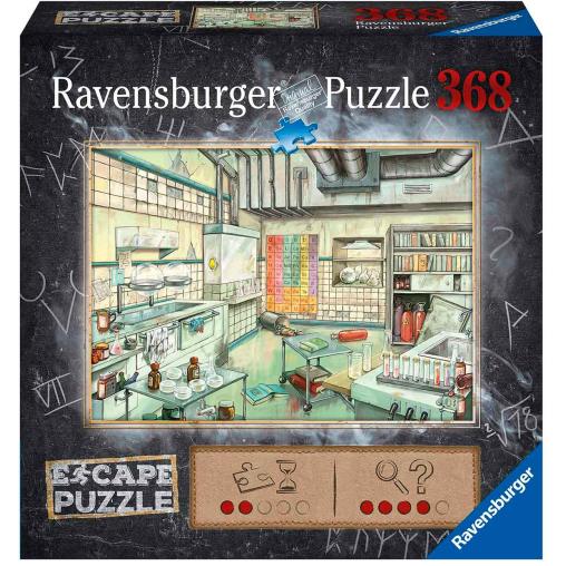 Puzzle Escape Ravensburger Laboratorio de Química de 368 Piezas