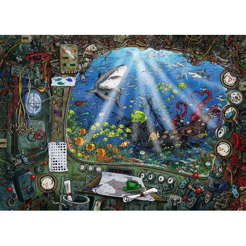 Puzzle Escape Ravensburger Submarino de 759 Piezas