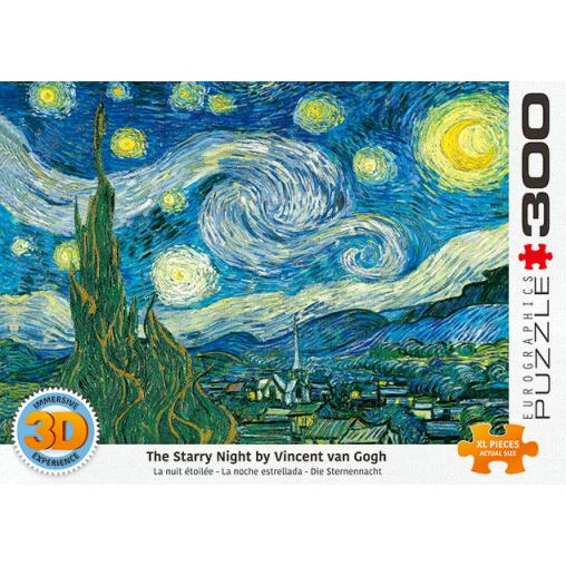 Puzzle Eurographics 3D Lenticular La Noche Estrellada de 300 XXL