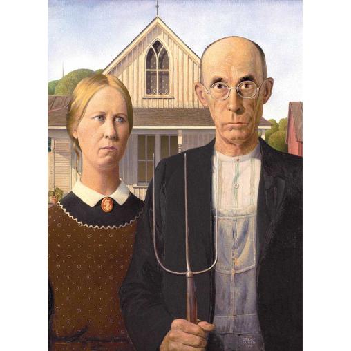 Puzzle Eurographics American Gothic de 1000 Piezas