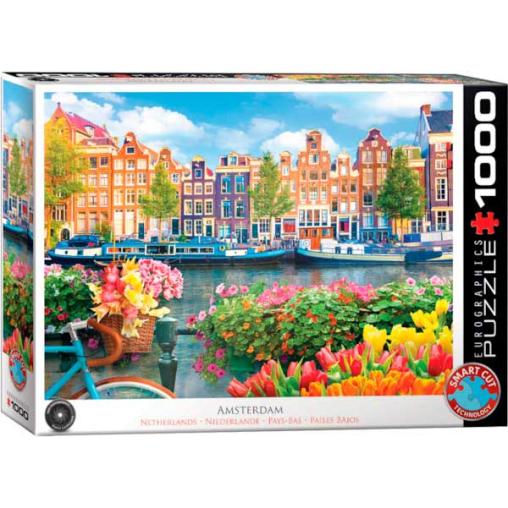 Puzzle Eurographics Amsterdam, Países Bajos de 1000 Piezas