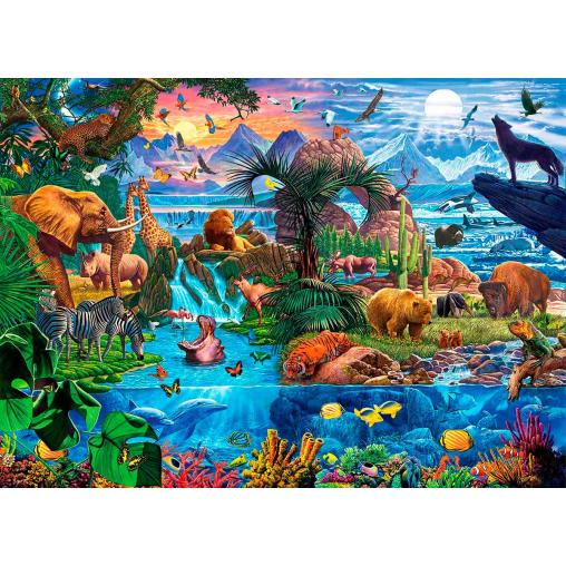 Puzzle Eurographics Animales del Mundo de 5000 Piezas