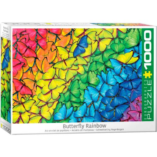 Puzzle Eurographics Arcoíris de Mariposas de 1000 Piezas