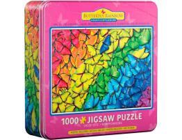 Puzzle Eurographics Arcoíris de Mariposas, Lata de 1000 Pzs