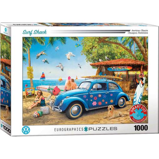 Puzzle Eurographics Autos Clásicos Americanos Surf Shack de 100