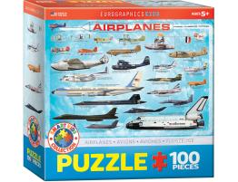 Puzzle Eurographics Aviones de 100 Piezas