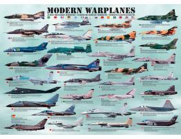 Puzzle Eurographics Aviones de Guerra Modernos de 1000 Piezas