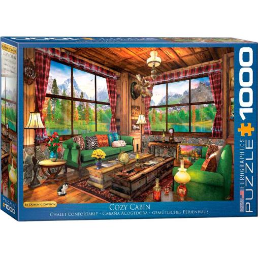 Puzzle Eurographics Cabaña Acogedora de 1000 Piezas