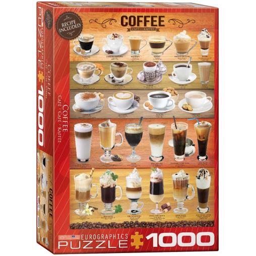 Puzzle Eurographics Cafés del Mundo de 1000 Piezas