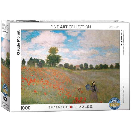 Puzzle Eurographics Campo de Amapolas de 1000 Piezas