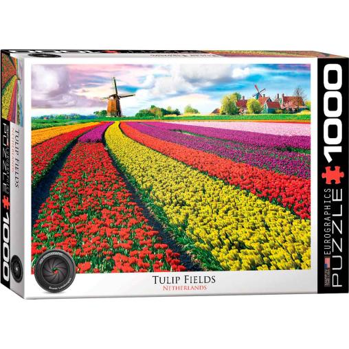 Puzzle Eurographics Campo de Tulipanes, Holanda de 1000 Pzs