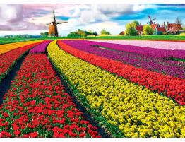 Puzzle Eurographics Campo de Tulipanes, Holanda de 1000 Pzs