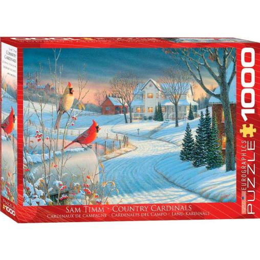 Puzzle Eurographics Cardenales del Campo de 1000 Piezas