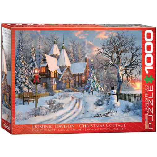 Puzzle Eurographics Casa de Campo en Navidad de 1000 Piezas