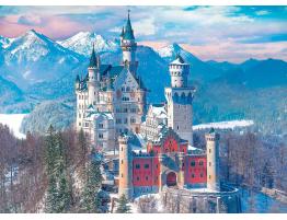 Puzzle Eurographics Castillo de Neuschwanstein en Invierno de 1