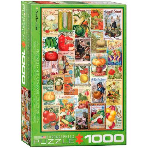 Puzzle Eurographics Catálogos de Semillas de Vegetales, 1000 Pz