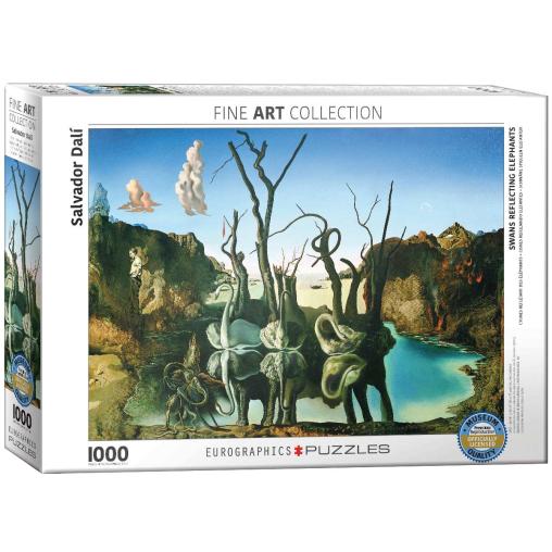 Puzzle Eurographics Cisnes que se Reflejan como Elefantes, 1000