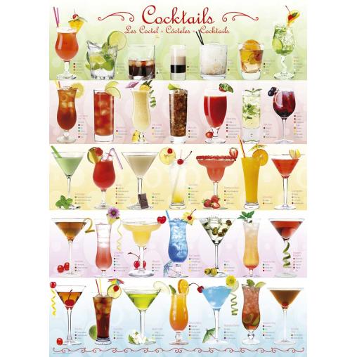 Puzzle Eurographics Cocktails de 1000 Piezas