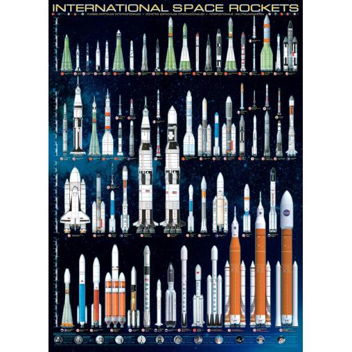 Puzzle Eurographics Cohetes del Espacio Internacionales de 1000