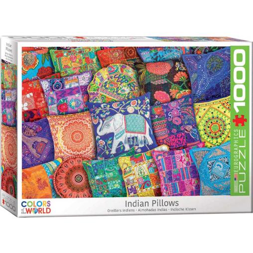 Puzzle Eurographics Cojines Indios de 1000 Piezas