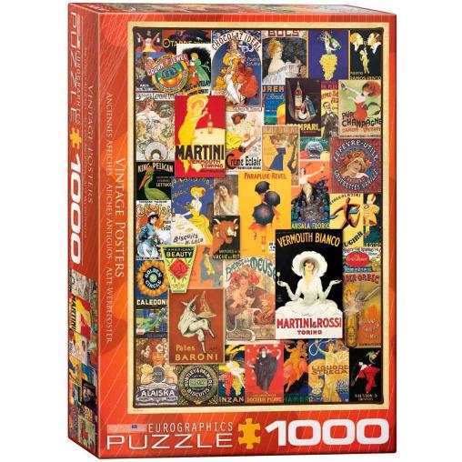 Puzzle Eurographics Colección de Afiches de 1000 Piezas