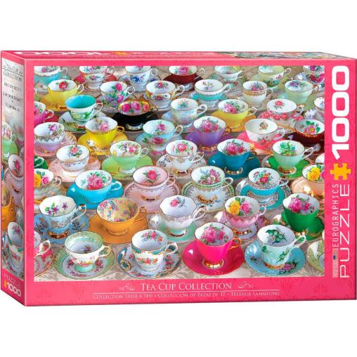 Puzzle Eurographics Colección de Tazas de Té de 1000 Piezas