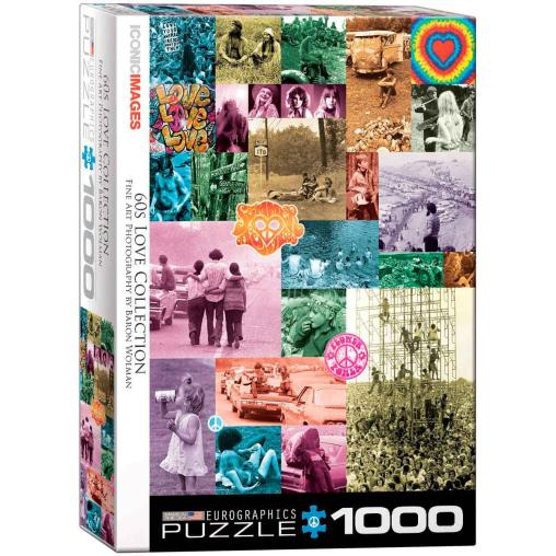 Puzzle Eurographics Colección Love de los 60 de 1000 Piezas