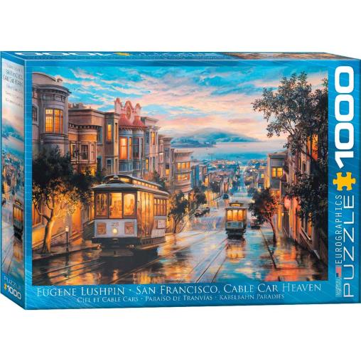 Puzzle Eurographics S. Francisco, Paraíso de Tranvías, 1000 Pzs