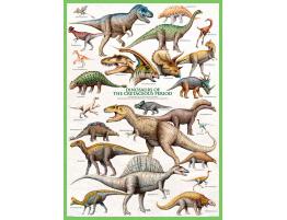 Puzzle Eurographics Dinosaurios del Cretácico de 1000 Piezas