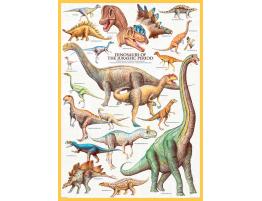 Puzzle Eurographics Dinosaurios del Jurásico de 1000 Piezas