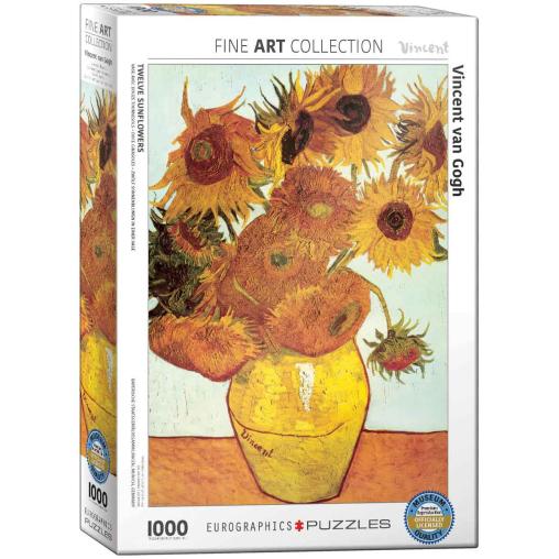 Puzzle Eurographics Doce Girasoles de 1000 Piezas