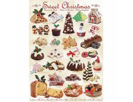 Puzzle Eurographics Dulces de Navidad de 1000 Piezas