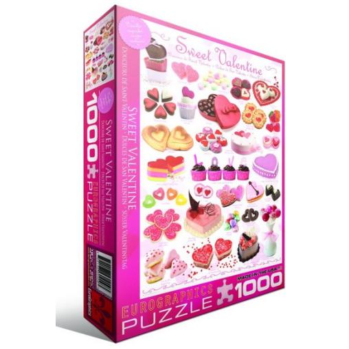 Puzzle Eurographics Dulces de San Valentín de 1000 Piezas