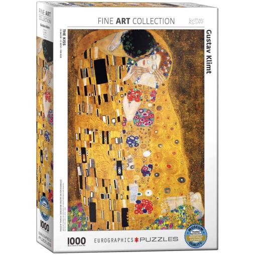 Puzzle Eurographics El Beso de G. Klimt, de 1000 Piezas