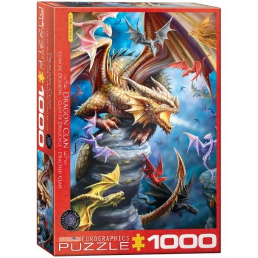 Puzzle Eurographics El Clan del Dragón de 1000 Piezas