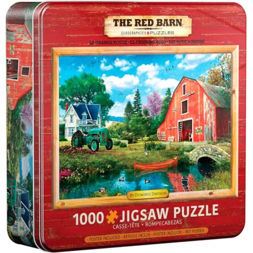 Puzzle Eurographics El Granero Rojo, Lata de 1000 Pzs