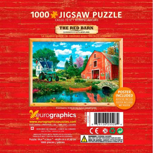 Puzzle Eurographics El Granero Rojo, Lata de 1000 Pzs