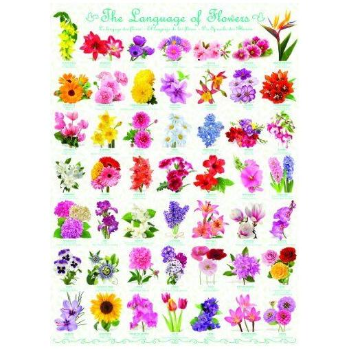 Puzzle Eurographics El Lenguaje de las Flores de 1000 Piezas