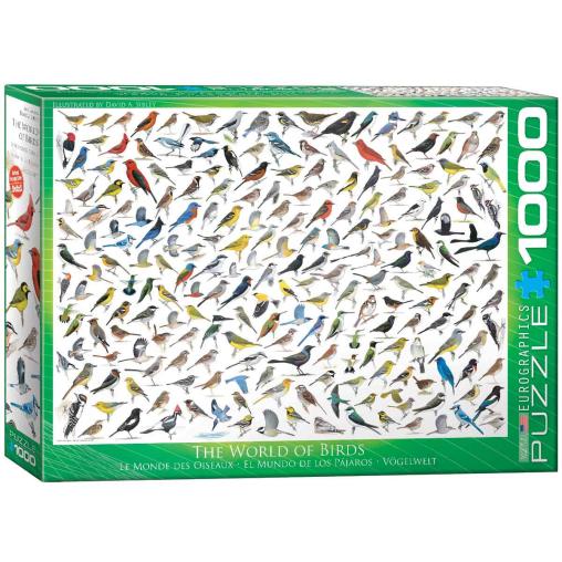 Puzzle Eurographics El Mundo de los Pájaros de 1000 Piezas