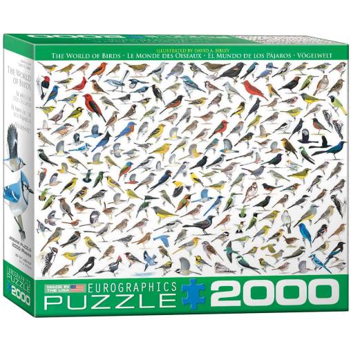 Puzzle Eurographics El Mundo de los Pájaros de 2000 Piezas