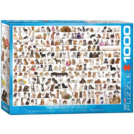 Puzzle Eurographics El Mundo de los Perros de 1000 Piezas